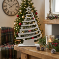 Albero di Natale in legno personalizzato con nomi