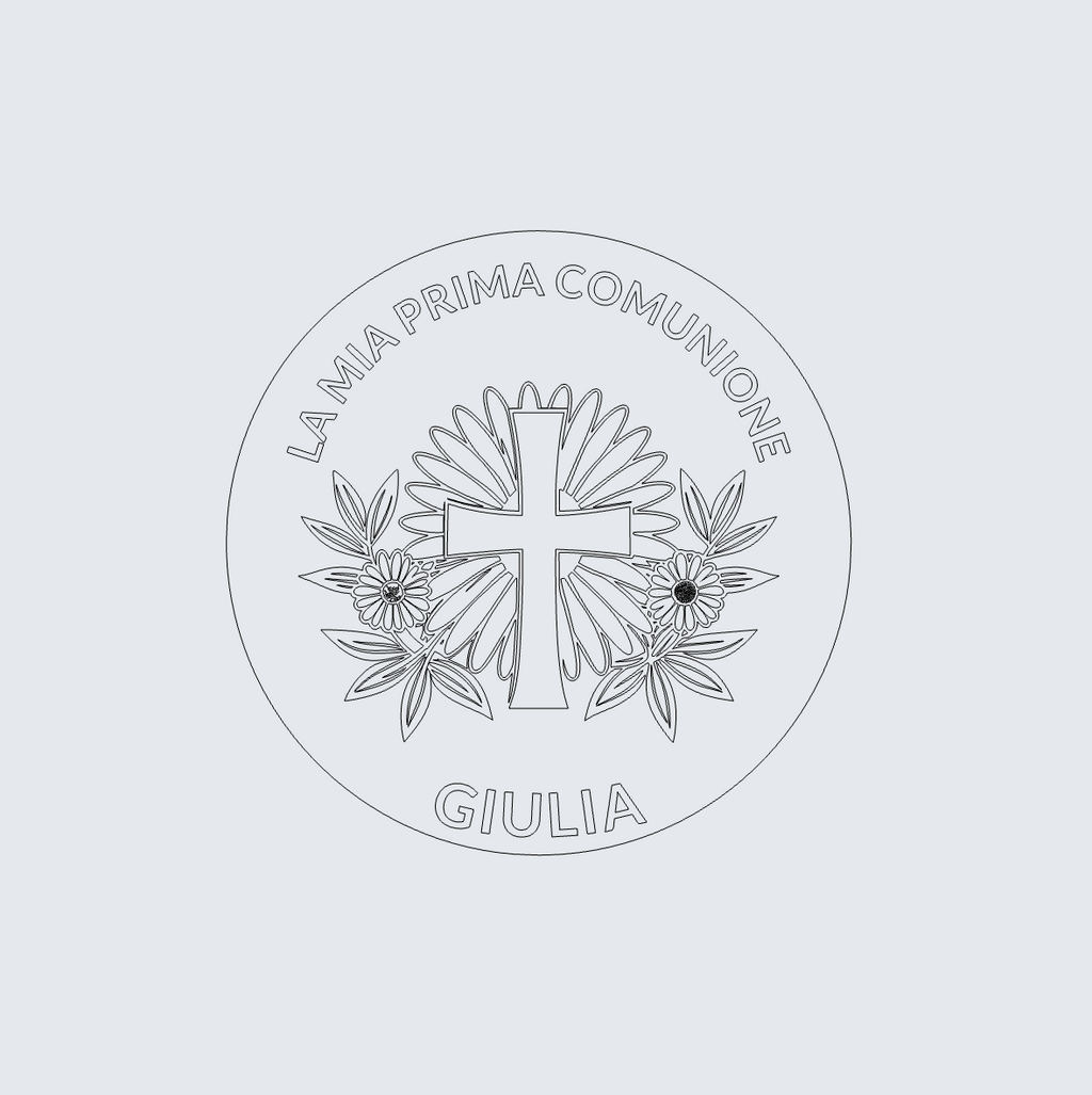 Tamburello in legno personalizzato con Incisione