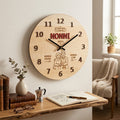 Orologio in legno personalizzato per la Festa dei Nonni