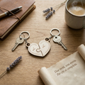 Portachiavi San Valentino personalizzati in legno