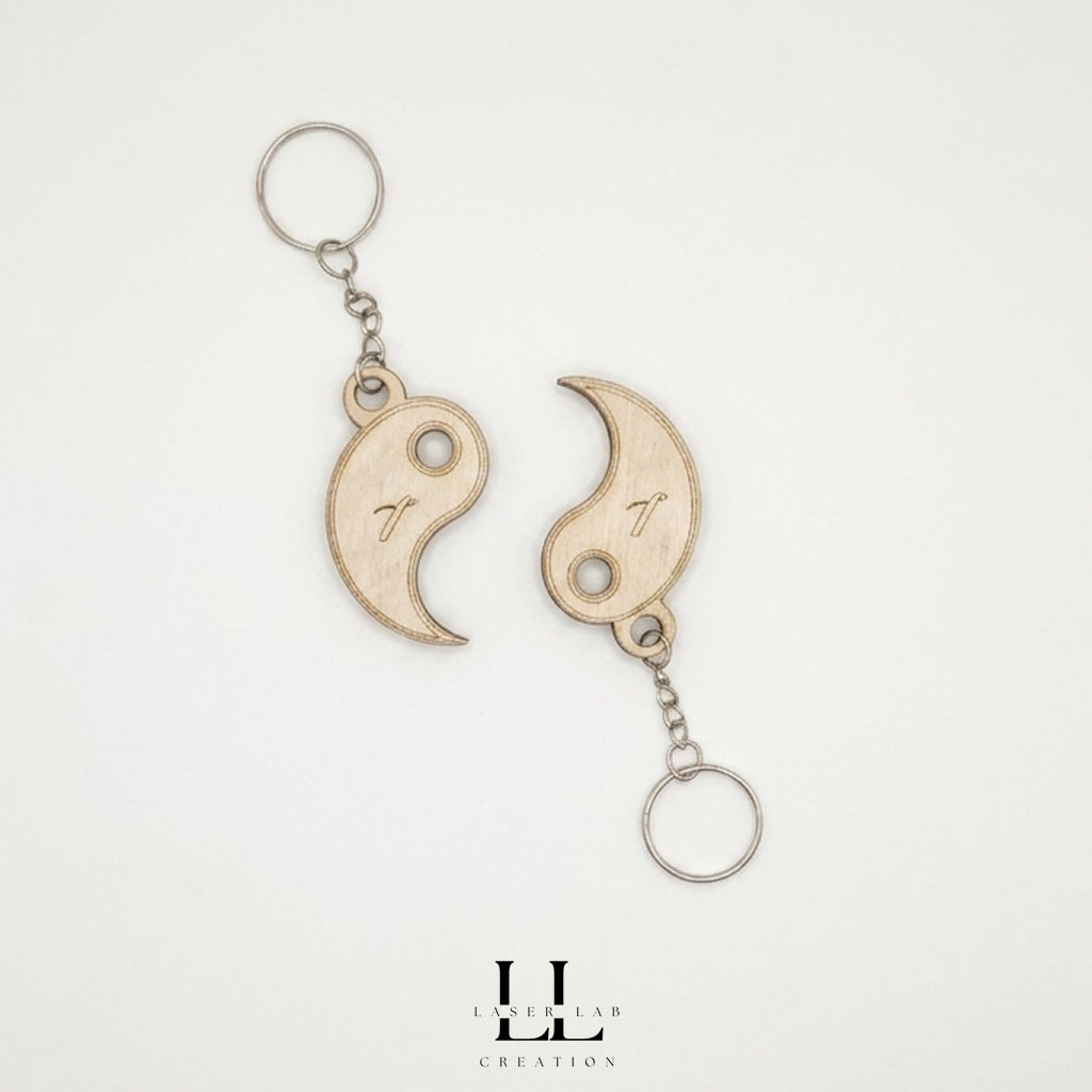 Portachiavi San Valentino personalizzati in legno