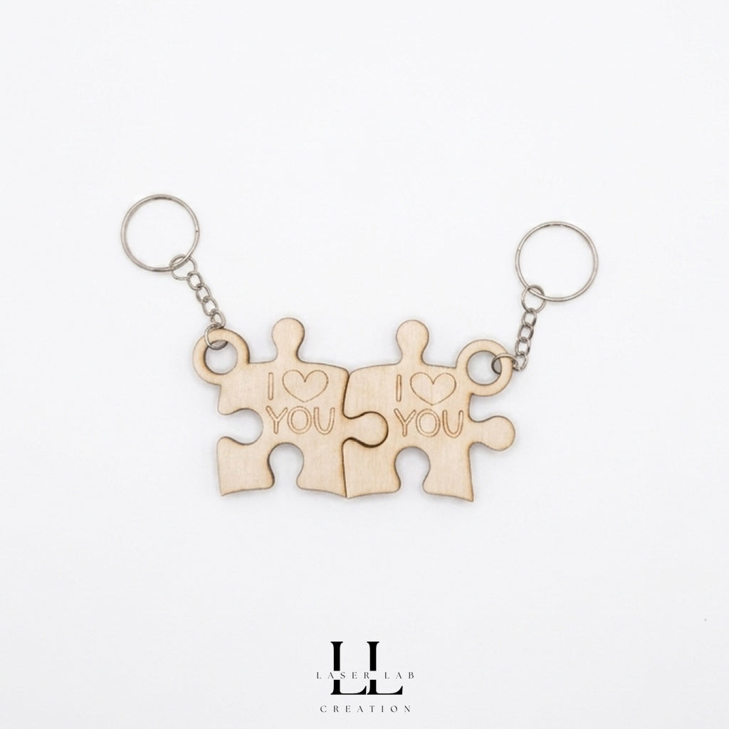 Portachiavi San Valentino personalizzati in legno