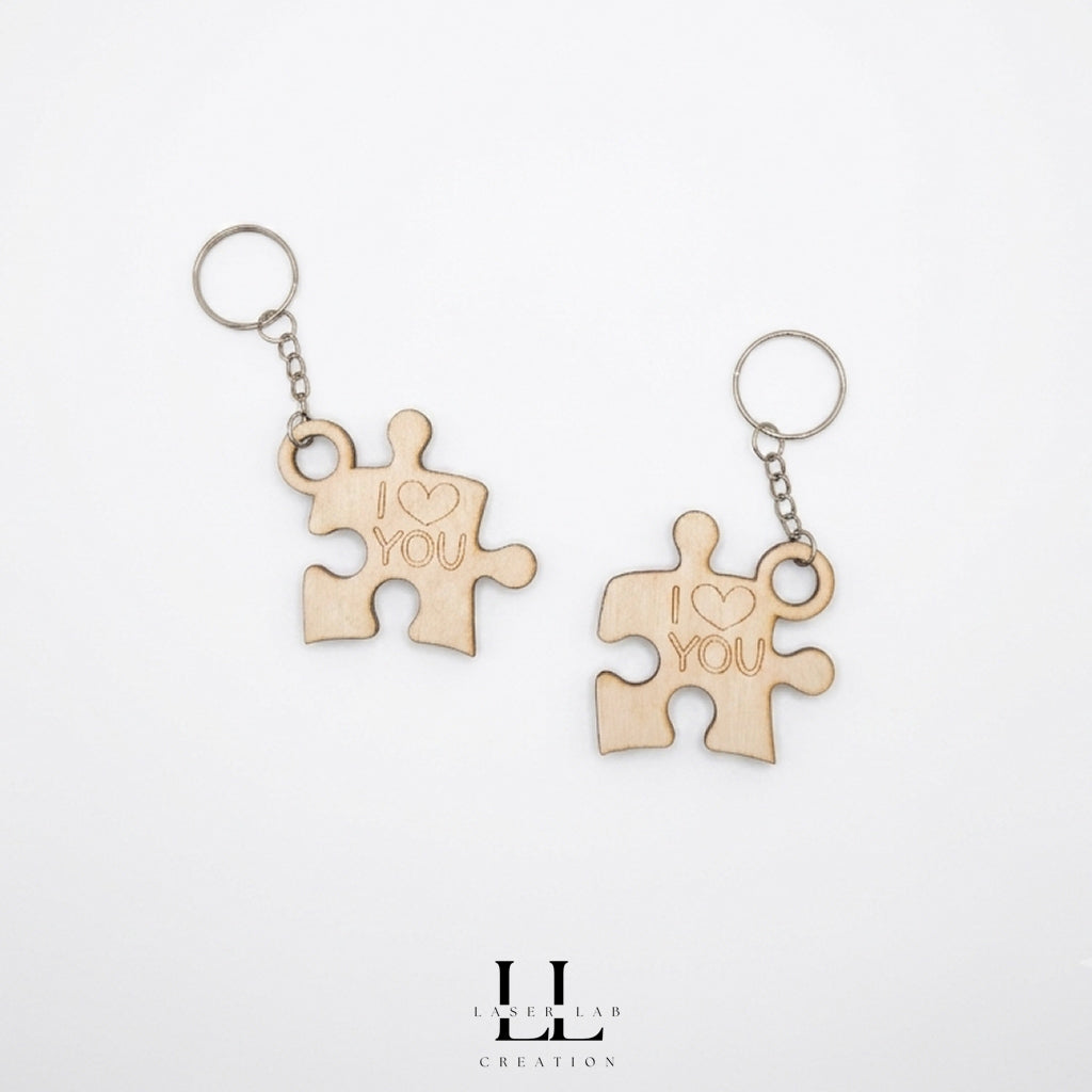 Portachiavi San Valentino personalizzati in legno