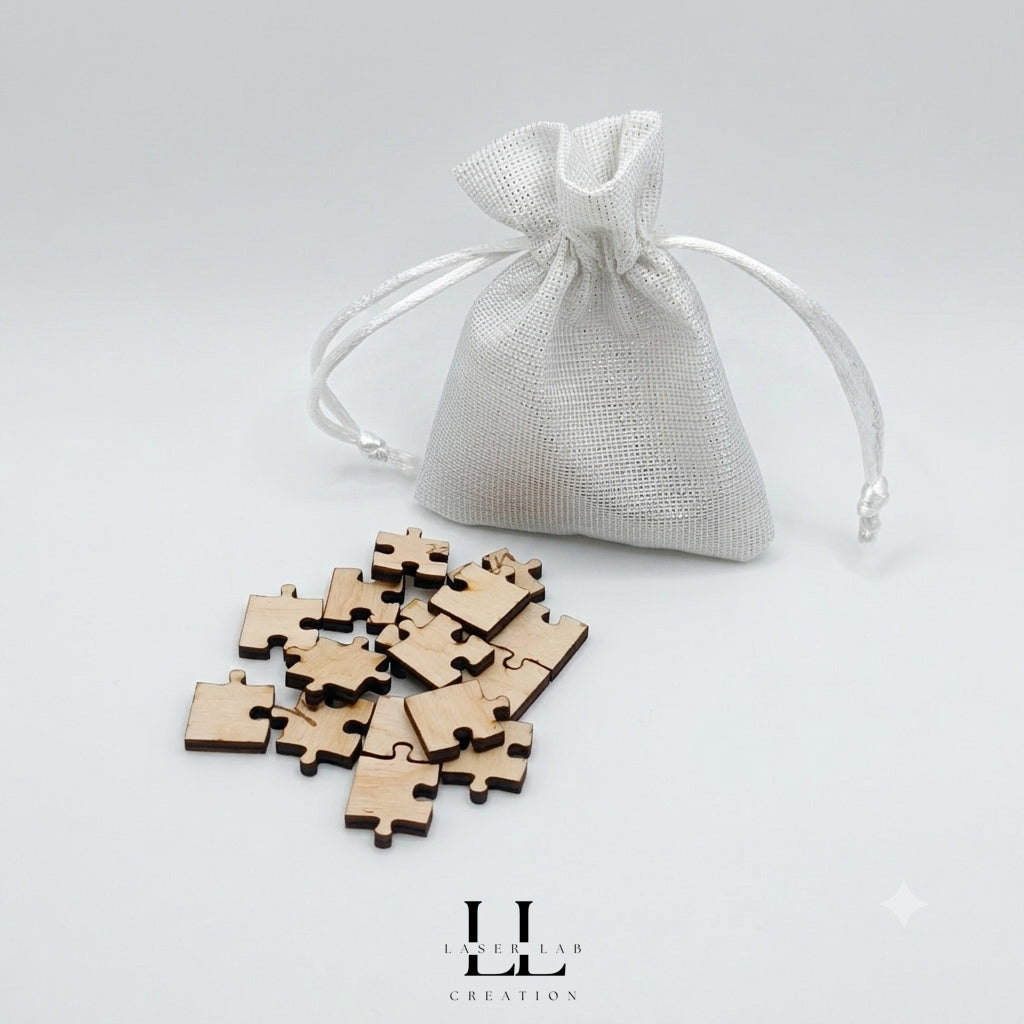 Puzzle in legno personalizzato con incisione