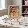 Quadretto con foto personalizzato con nome e messaggio estraibile