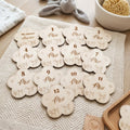 Targhette complimese in legno personalizzate – Set 13 pezzi